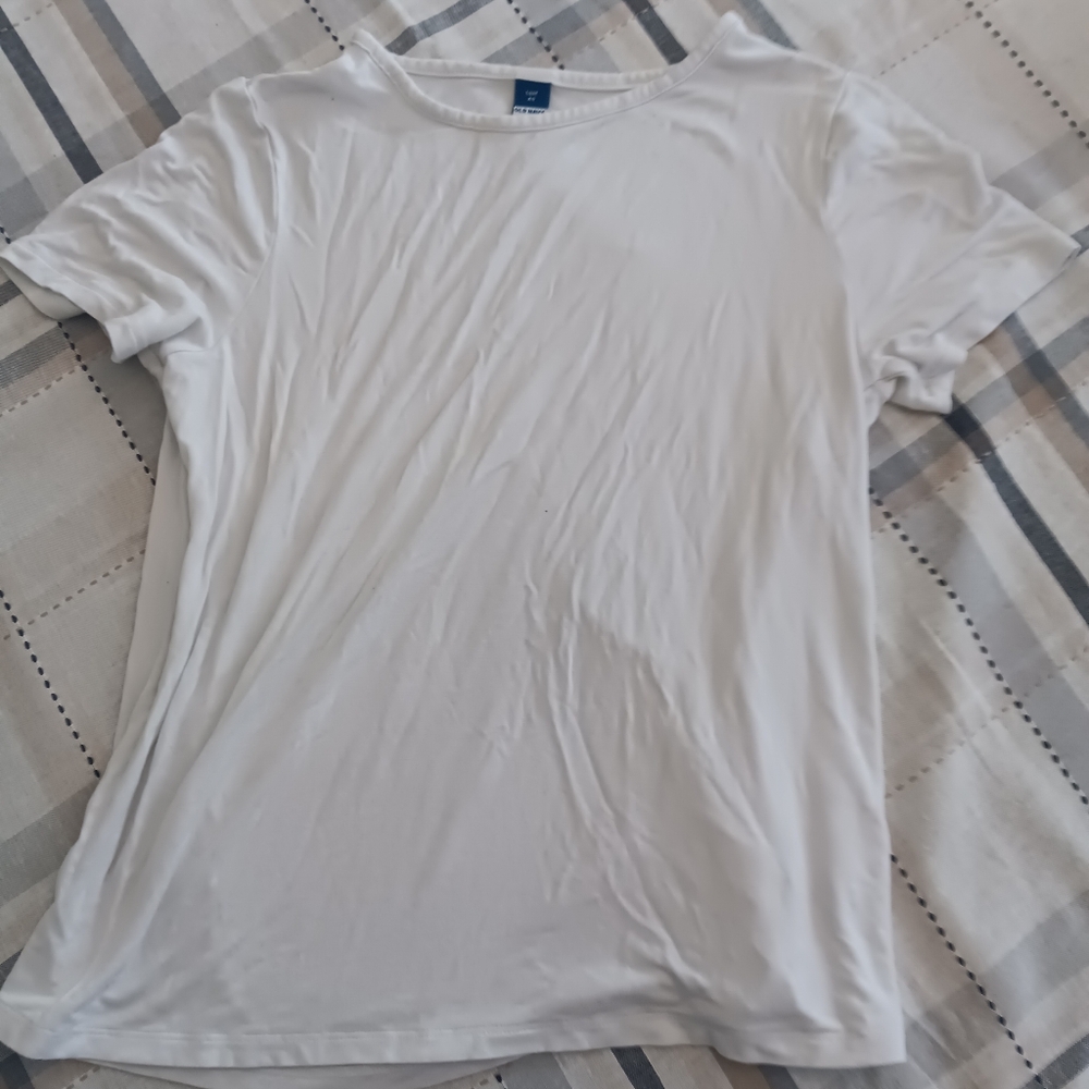 Old Navy Women's Crisp White Short Sleeve Tee Size XS